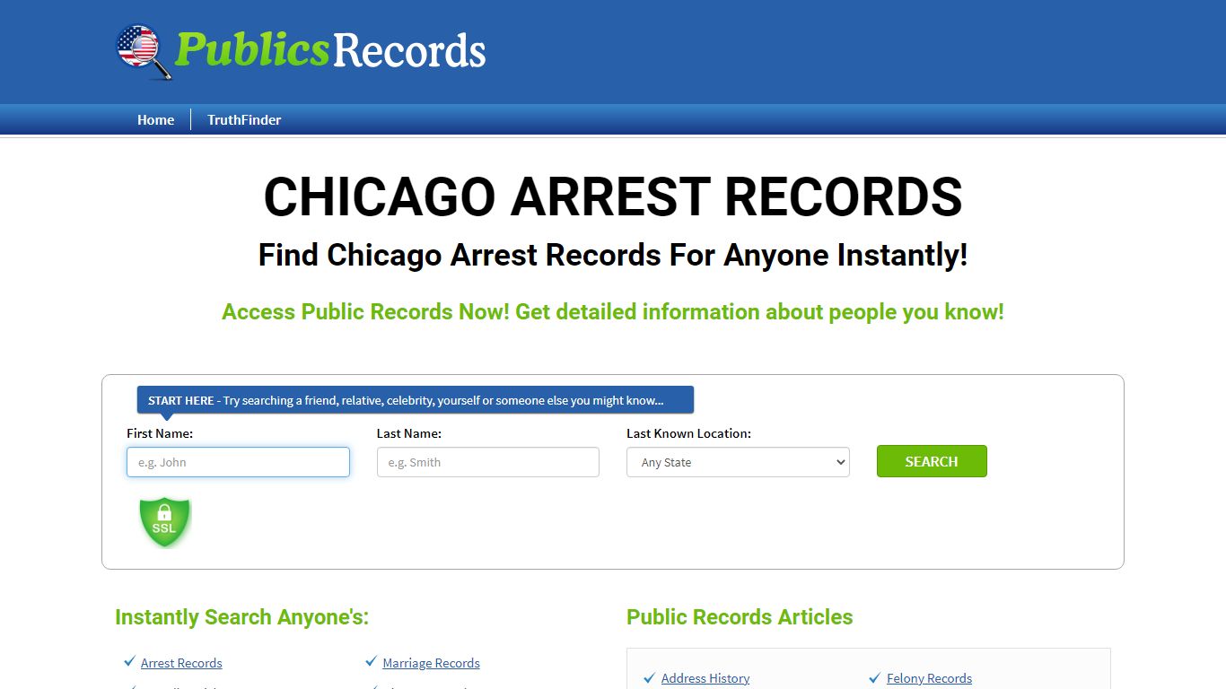 Find Chicago Arrest Records For Anyone Instantly!